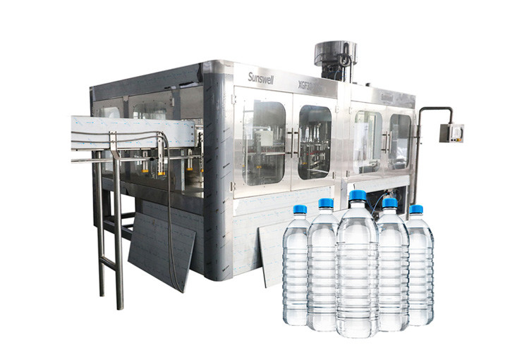 Automatic PET Bottle Water Filling Packaging Machine 15000BPH
