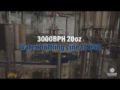 آلة تعبئة زجاجات المياه 3000bph 20oz