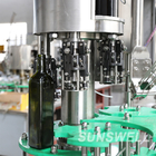 Sunswell Edible Oil Bottling Liquid Filling Machine 1000ml Capper 5 PLC