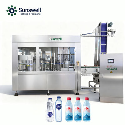 High Efficiency Automatic 3 in 1 Monoblock Water Bottling Filling Equipment