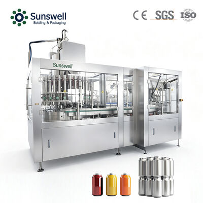 18000CPH 200ml CSD Carbonated Soft Drink Canning Production Line