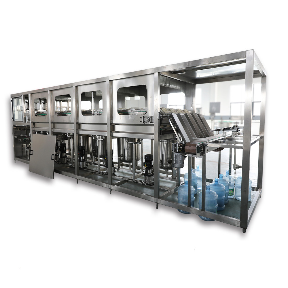 Fully Automatic 3 Gallon 5 Gallon Water Filling Machine Pure Water Production Line