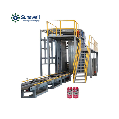 بيع ساخن الآلي البوب يمكن أن Depalletizing آلة عالية المستوى قنينة يمكن طبقة Depalletizer المصنعين